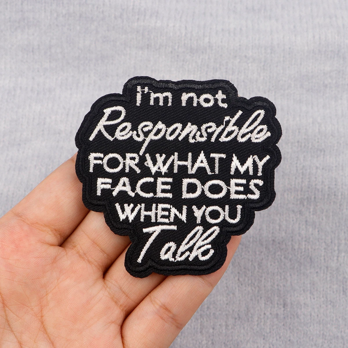 Вышитые нашивки Тайя они цитаты для одежды сделай сам железные курток наклейки