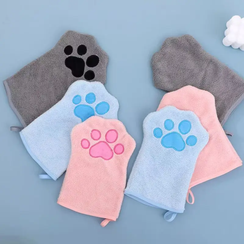 Toalha em Forma de Luva para Animais