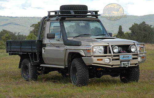 Воздухозаборник-шноркель 4x4, УФ-стойкий LLDPE, для Toyota Land Cruiser LC76 71 73 75 78 79 Series, 1999-2008, Комплект для бездорожья (art.: 3920d901def40) - 3920d901def40