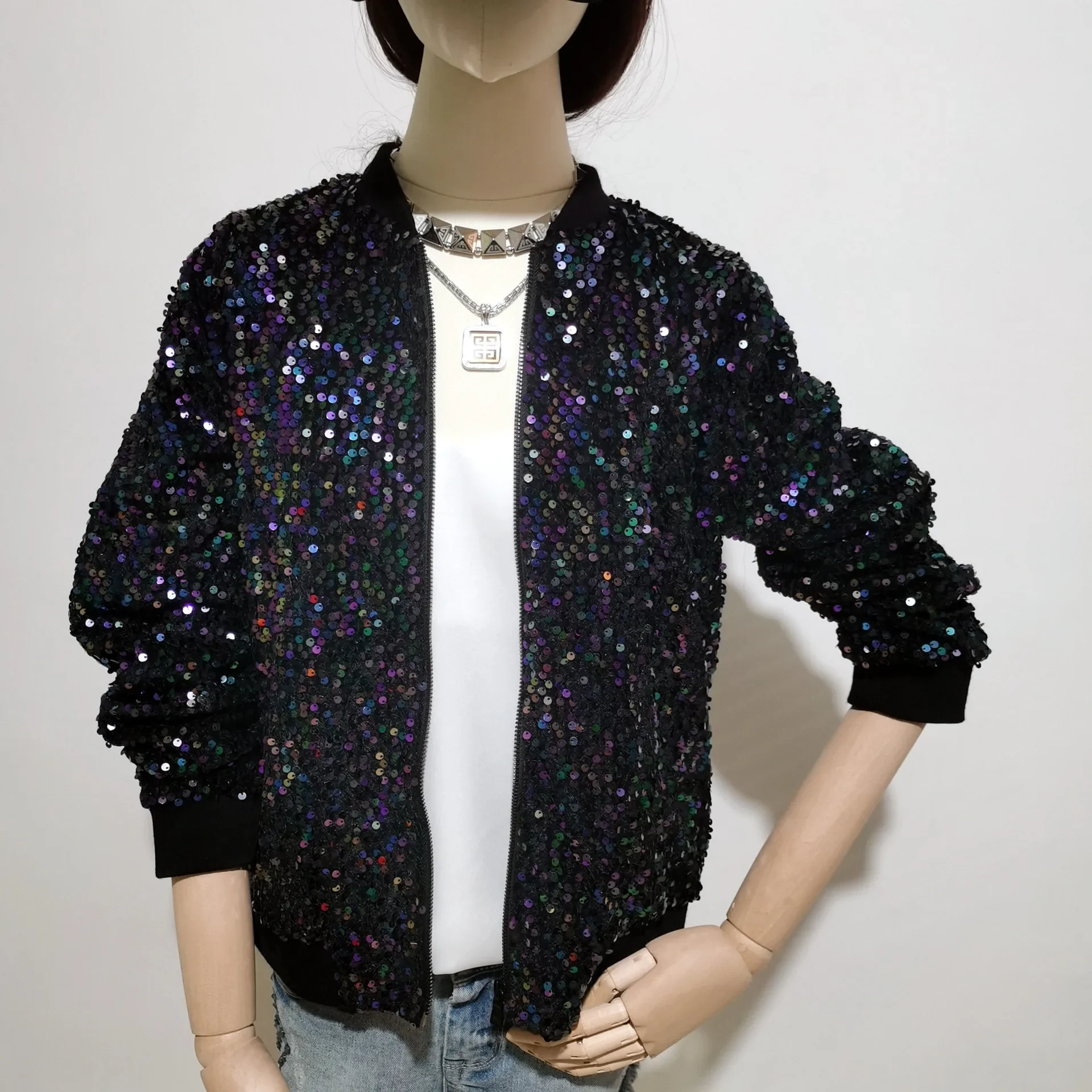 Женское модное пальто куртка весна-осень 2023 уличные топы для танцев и