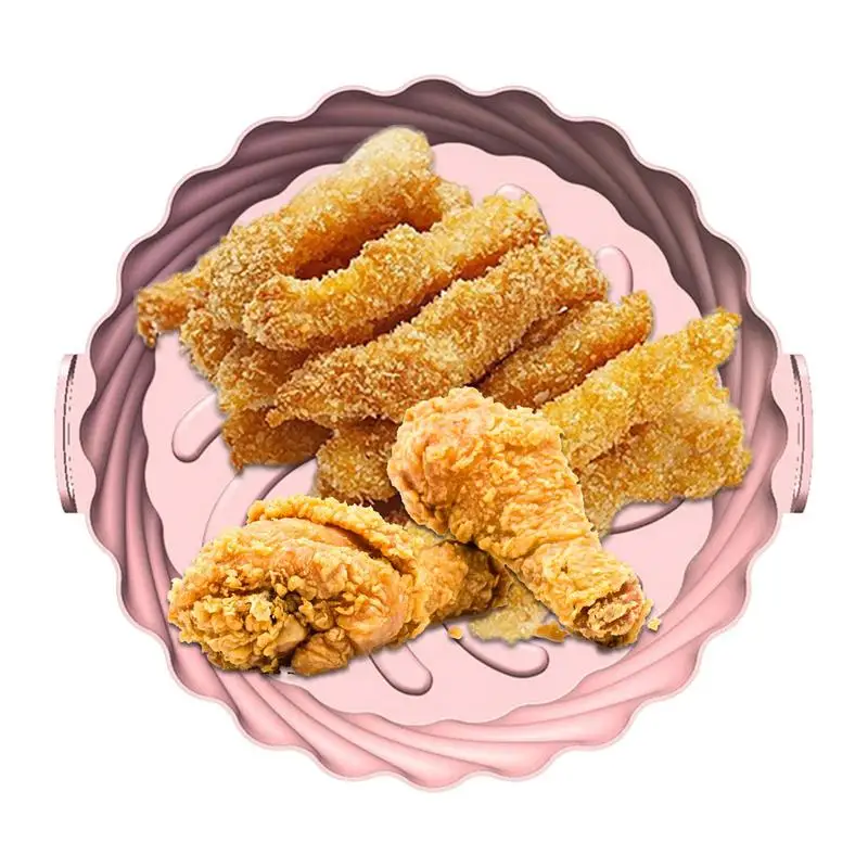 

Силиконовый Лоток 18 см, термостойкие многоразовые вкладыши, замена горючего лайнера из пергамента, легкие в чистке аксессуары