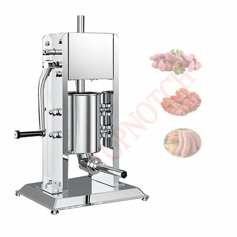 Ручная вертикальная машина для сосисок домашняя ветчины из нержавеющей стали