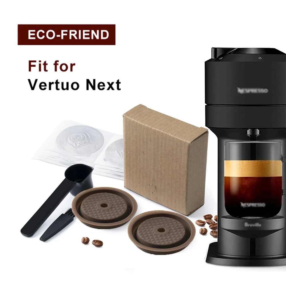 Многоразовая силиконовая крышка/крышка для Nespresso Vertuo одноразовый оригинальный