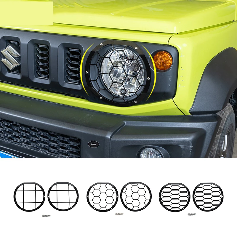 

Колпачки для фар Suzuki Jimny Jb74, декоративная крышка для передней фары автомобиля, защитные аксессуары для Suzuki Jimny 2019