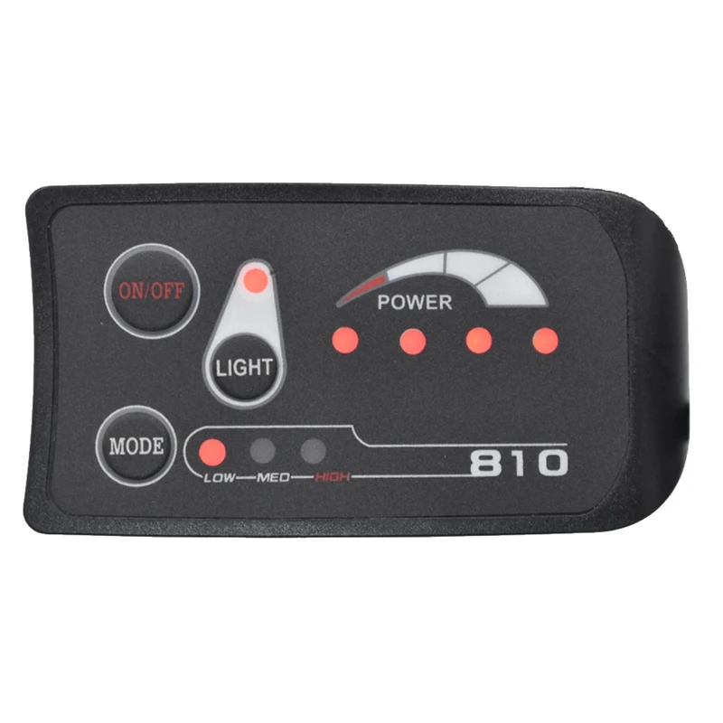 

6PIN S810 2-Wheel Electric Bike Meter Display IP65 24V 36V 48V 60V For Electric Bike Electric Bicycle Meter