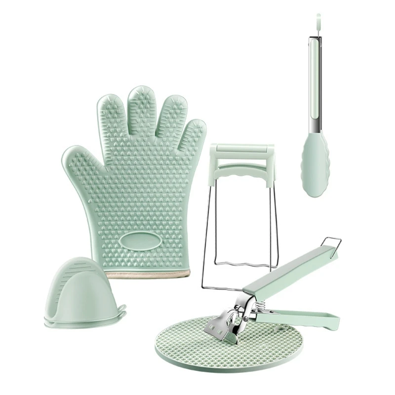 

Bowl Spoon Utensil Holder Dish Clamp Pot Pan Gripper Clip Hot Dish Plate Clamp