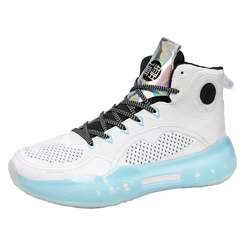 

Баскетбольные туфли на весну и лето, дышащие, Нескользящие, износостойкие мужские кроссовки для подростков