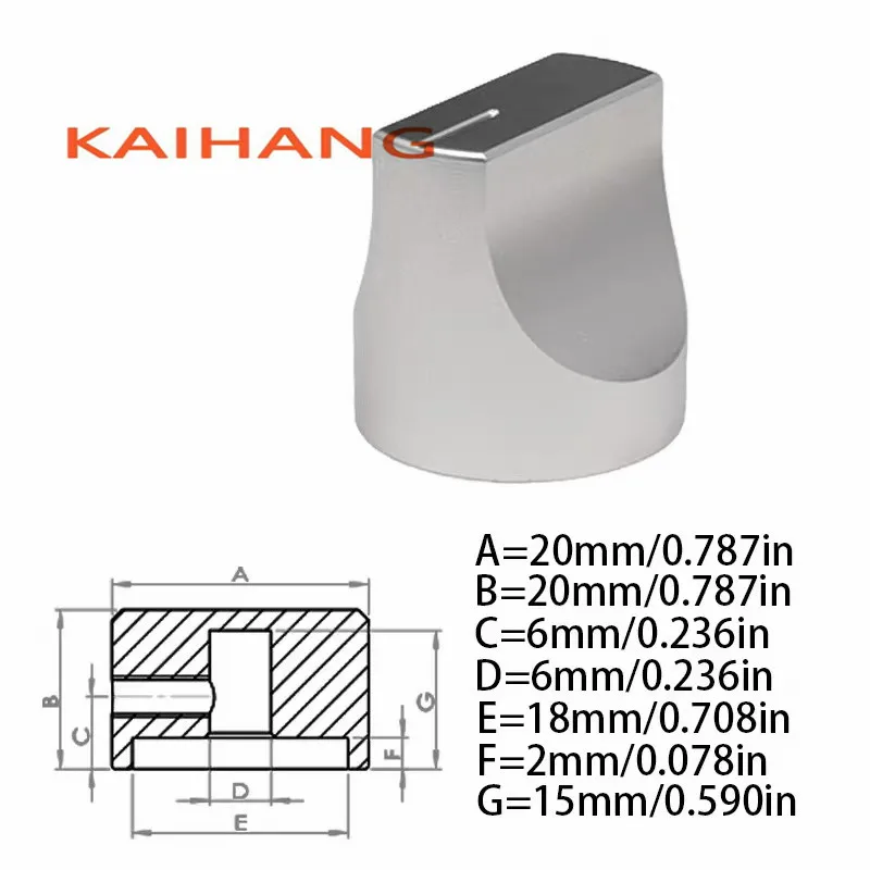 

Ручка громкости из алюминиевого сплава для усилителя