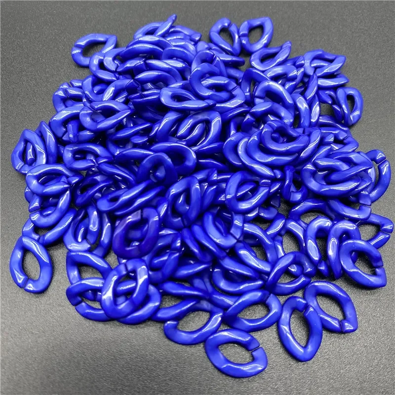 16mm*11mm Acrylic Twisted Chains Assembled Parts Beads For Jewelry Making DIY Bracelet Necklace Earrings Accessories