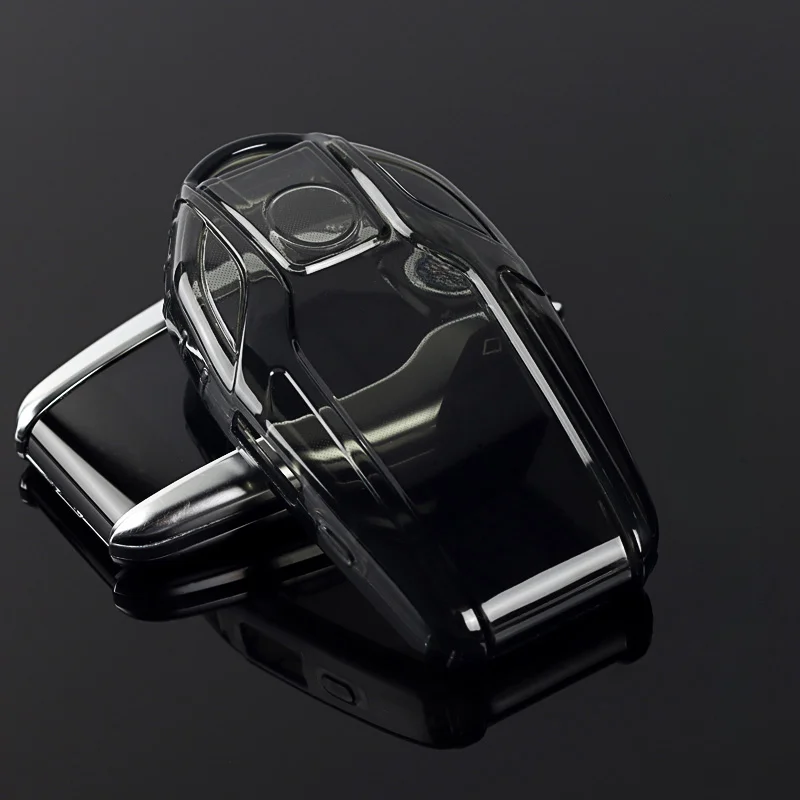 

Прозрачный чехол для ключей из ТПУ для BMW G30 G12 G11 G32 G31 5 7 серии I8 I12 I15 G01 X3 X4 G02 G05 X5 G07 X7 Аксессуары со светодиодным дисплеем