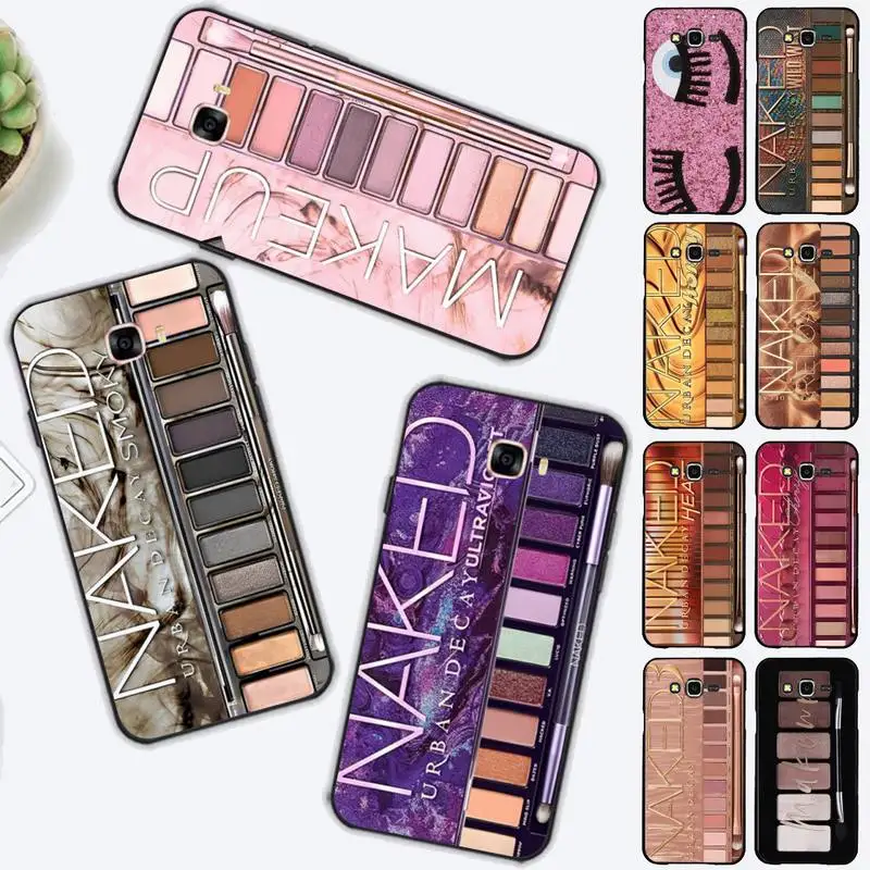 

Makeup Eyeshadow Palette Phone Case for Samsung J 2 3 4 5 6 7 8 prime plus 2018 2017 2016 core