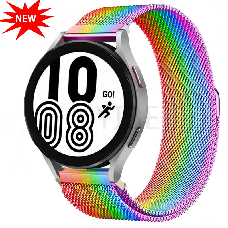 

Ремешок магнитный для Samsung Galaxy watch 4 classic/Active 2/3/gear s3 frontier, 20 мм 22 мм
