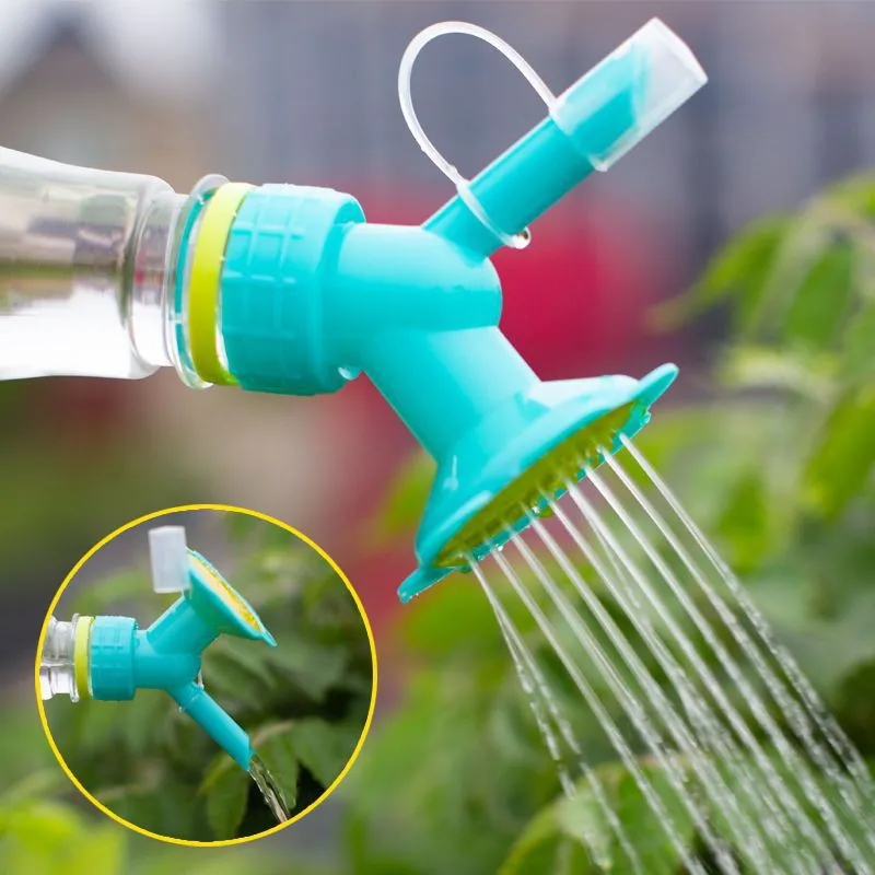 

Bottle Cap Sprinkler Plant Double-headed Bonsai Watering Can Portable Plastic Double-headed Bottle Cap Spray Can Spray Water