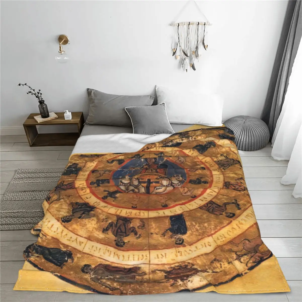 

Vintage Constellation Chart Bed Blanket Flannel Blanket Flannel Blanket Air conditioning blanket