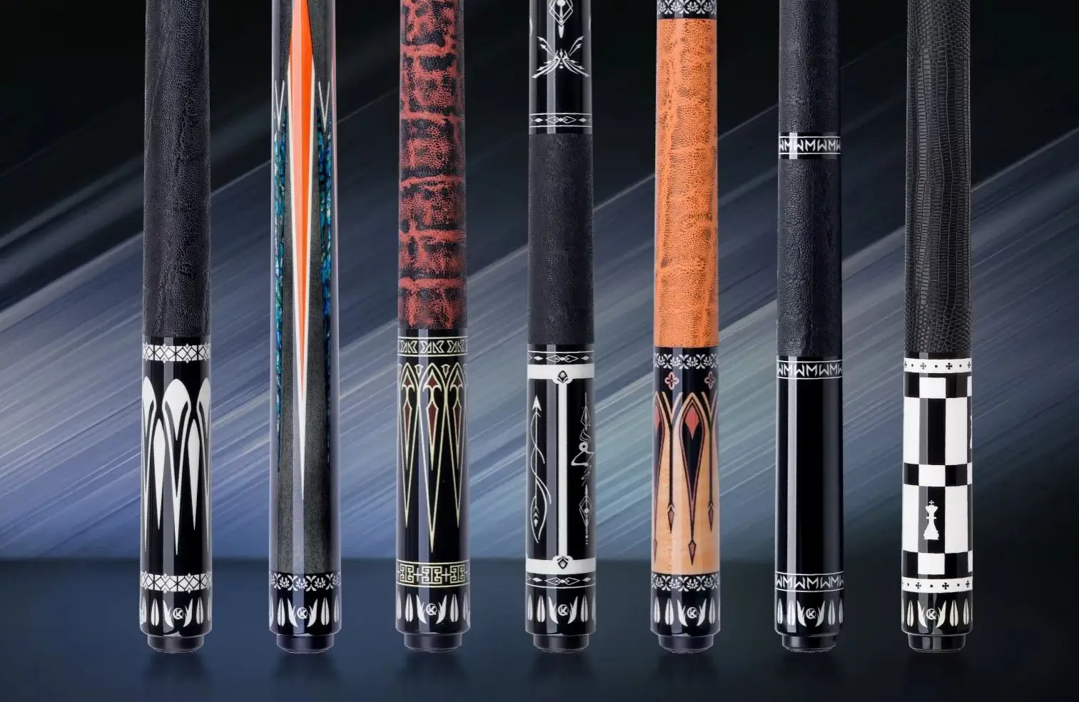 Фото Бильярдный кий KONLLEN Maple Pool Cue K Series с низким уровнем деформации, профессиональный, с наконечником 12 мм, распродажа. №1