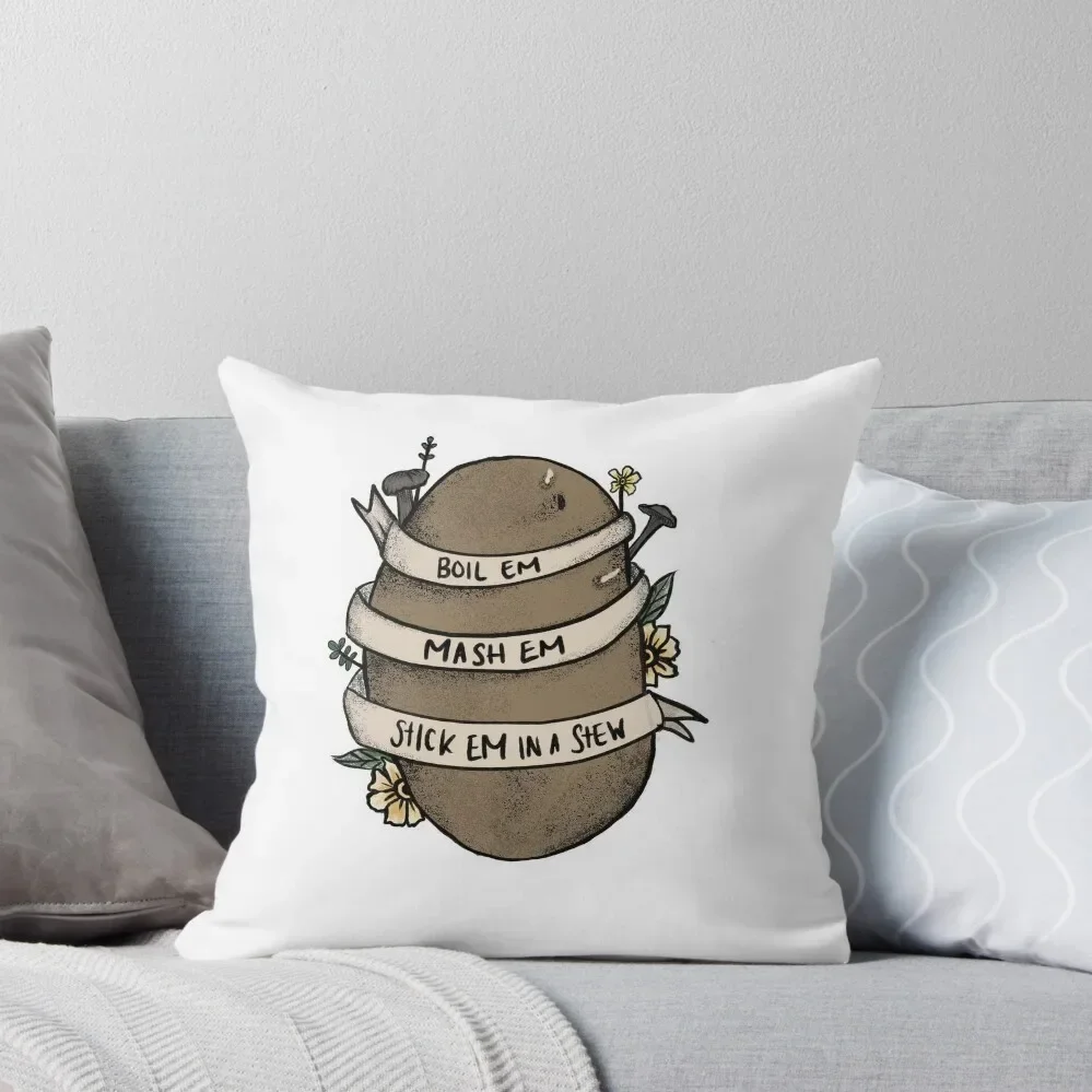 Подушка po-ta-toes Рождественская наволочка Декоративная подушка