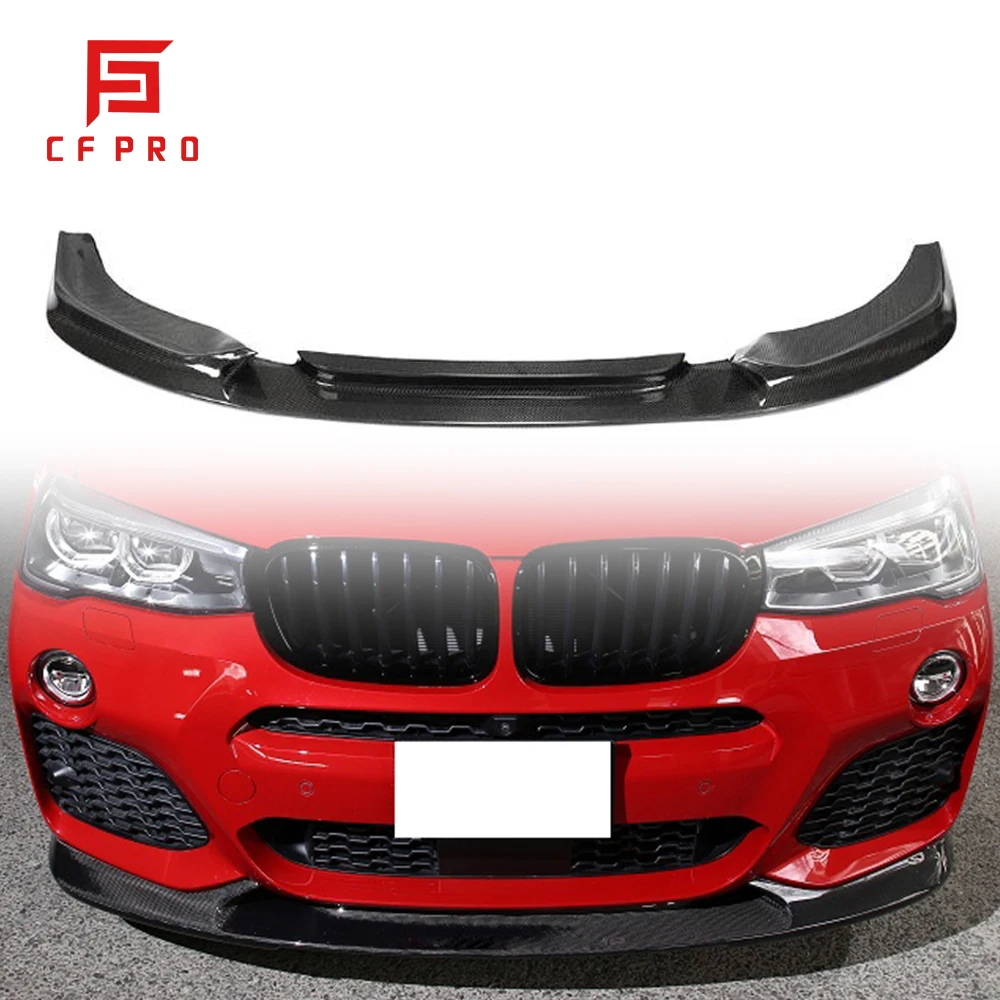 

Диффузор для переднего бампера BMW X4 F26 из углеродного волокна