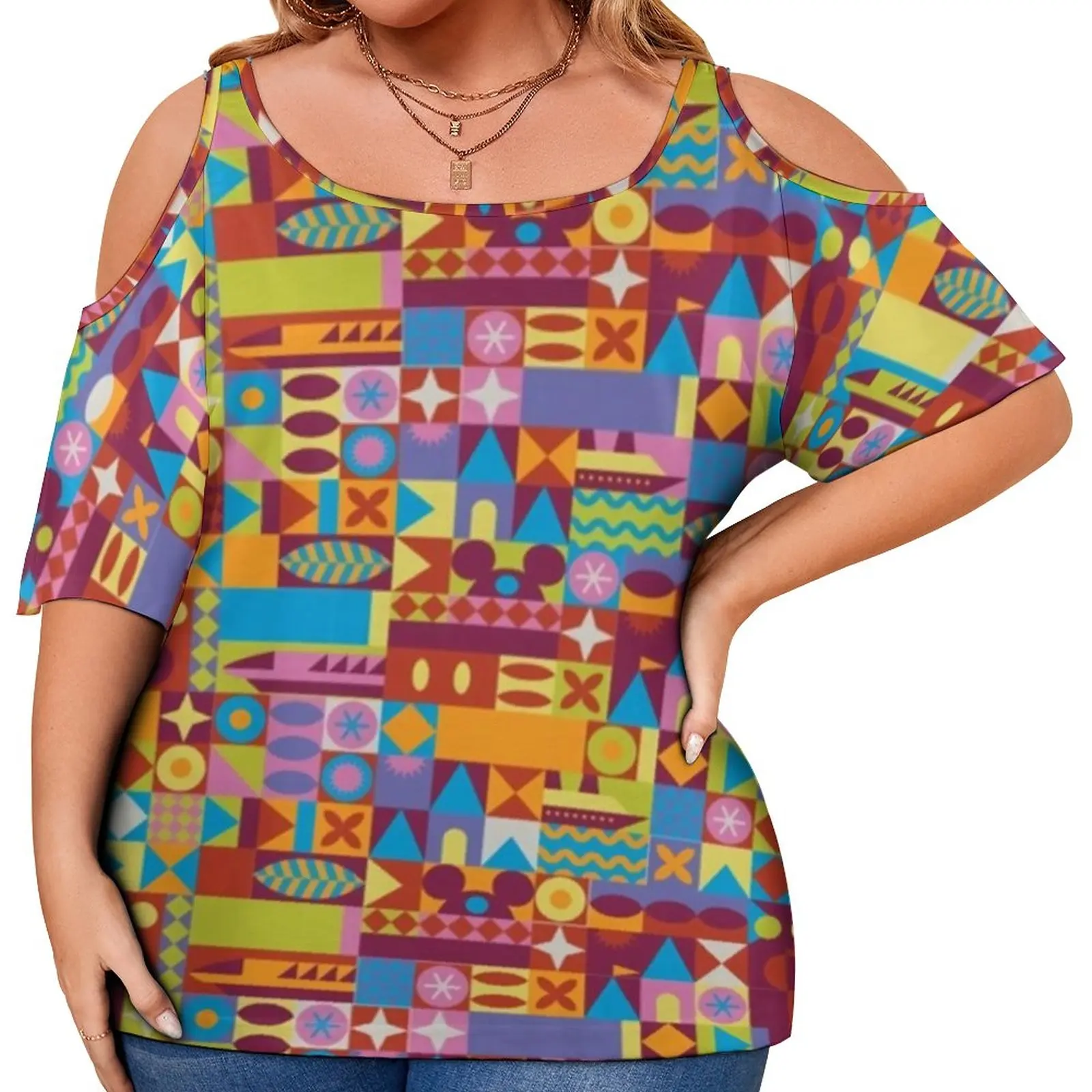 

Футболка женская с коротким рукавом и графическим принтом, в стиле ретро