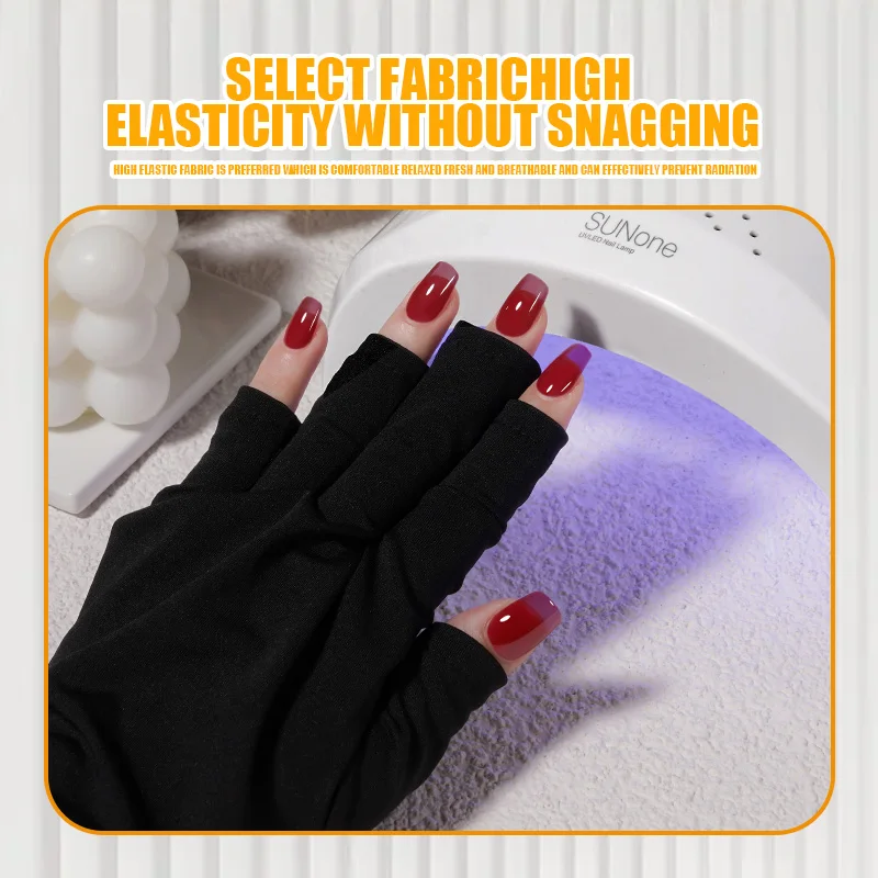 1 пара Светодиодная лампа для защиты от ультрафиолетового излучения перчатки