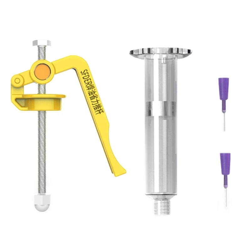 

40GE Solder Paste Glue Extruder Welding Oil Propulsion-Tool, High Strength Welding Oil Booster Extruder Soldering Accessories