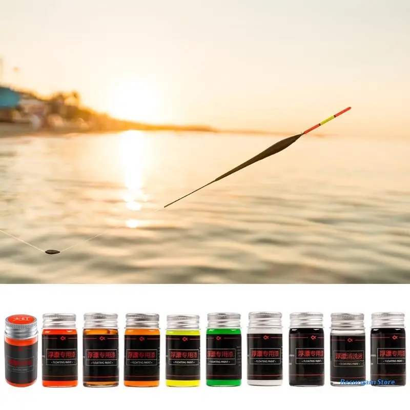 

Fishing Floats DIY Fluorescent Paint Floats Tail Painting Indicator Visualable Buoy Tail Repairment Tackle Drop Shipping