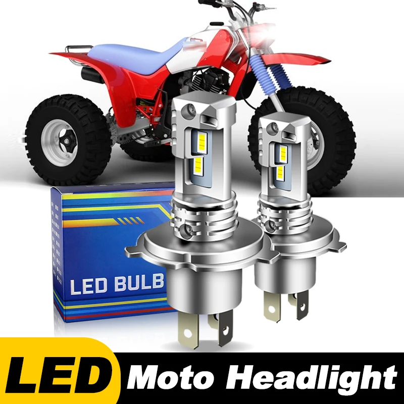1 шт./2 шт. мотоциклетные фары для Honda ATC200X 83-87 ATC250R 1981-1986 супер яркие 6000k белые 12000lm H4