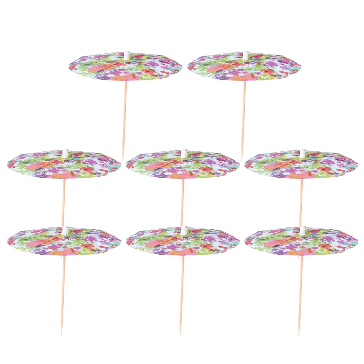 

20pcs Toppers Picks Cupcake Toppers Paper Parasol Picks
