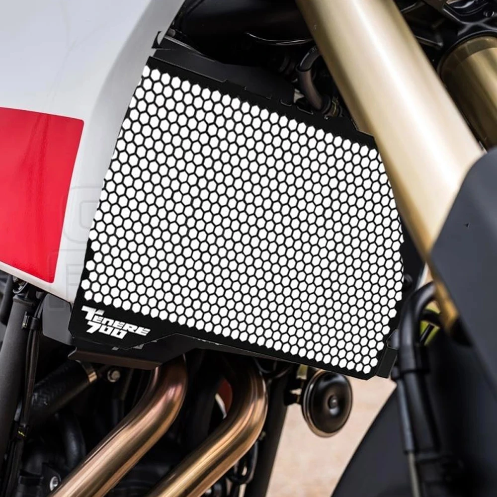 

For YAMAHA Tenere 700 T7 Rally 2019 2020 2021 Motorcycle Radiator Guard Grille Grill Protector Oil Cooler Cover Cooled Tenere700
