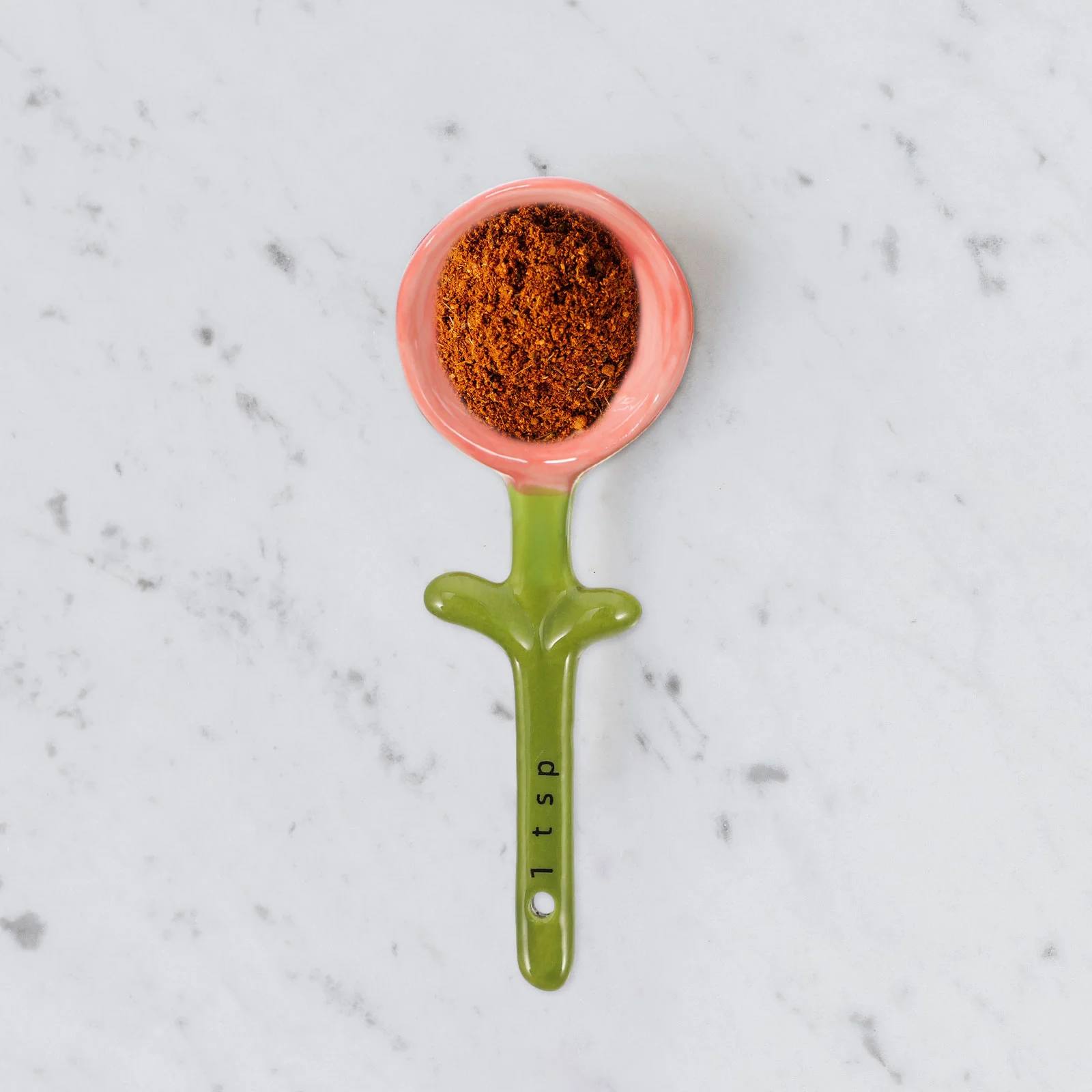 

Graduated Baking Spoon Dessert Household Cake Small Spoons Flower Ceramics Food