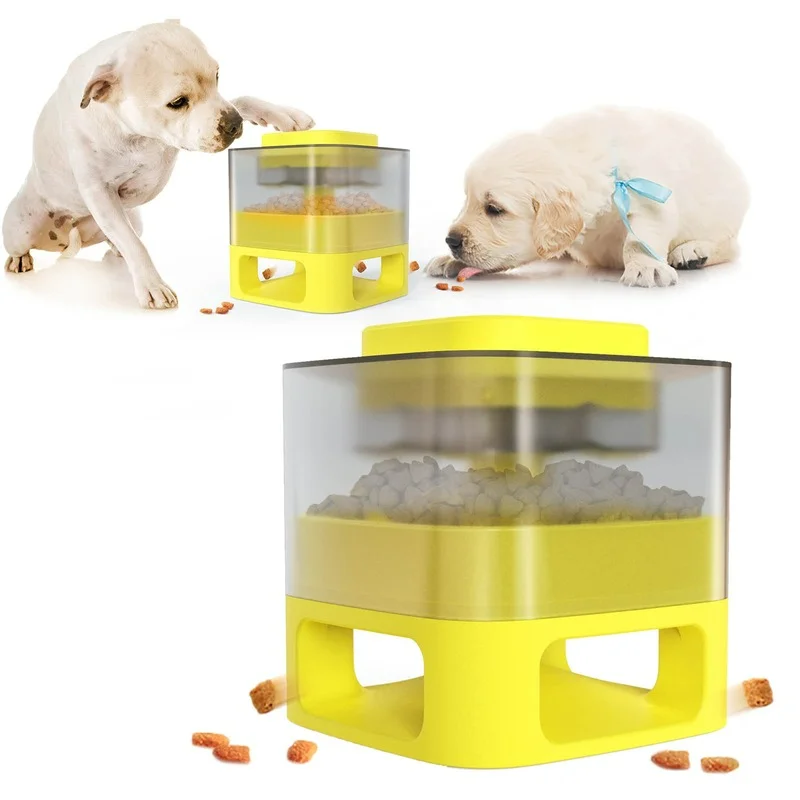 

Automatic Pet Feeder Toy Smart Slow Food Cartridge Pet Training Interactive Food Feeder Teddy Cat Dog Puzzle Food Dispenser