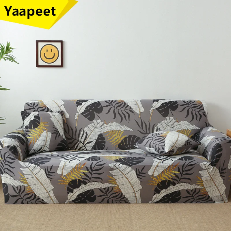 

1 2 3 4 Seater Stretch Sofa Cover Elastic Non Slip Sofa Slipcover for Living Room All-inclusive Universal Sectional Couch Covers