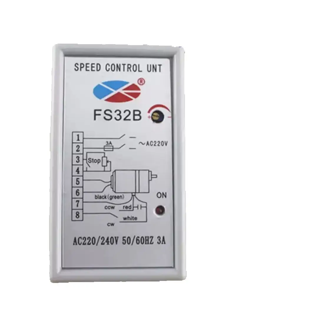 Фото Контроллер двигателя FS32B AC 220V, однофазный, SS-32, с выносным переключателем, встраиваемый №1