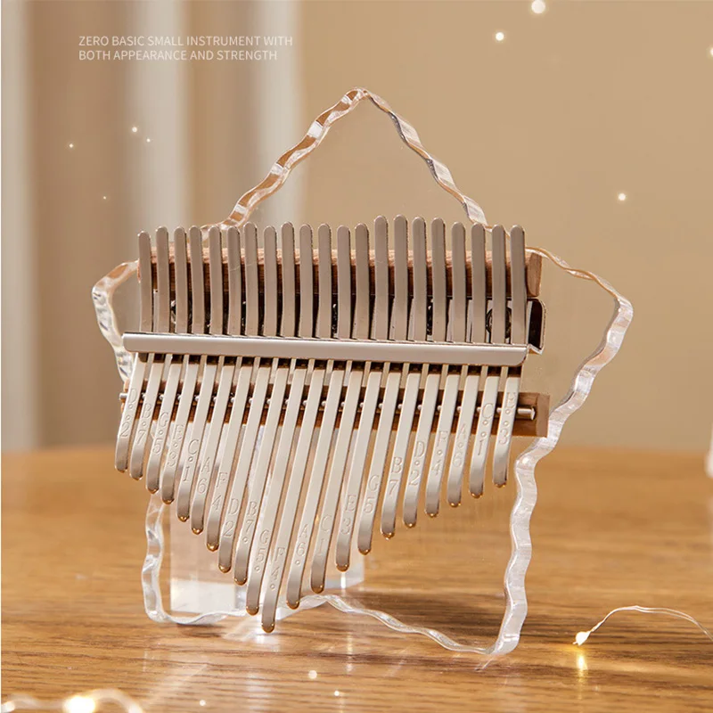 Hlру калимба 17 21 клавиш пианино для большого пальца Хрустальный акриловое детский