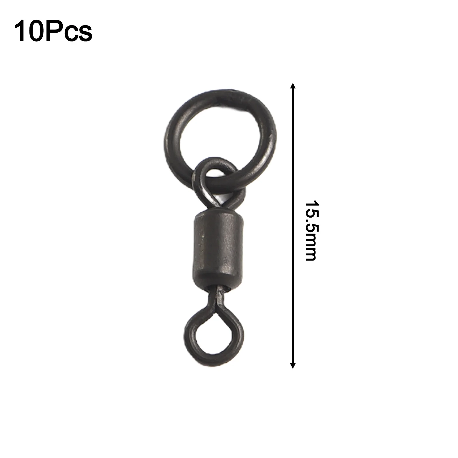 20 шт. вертлюги для ловли карпа защелки Chod Rig Link с твердым кольцом