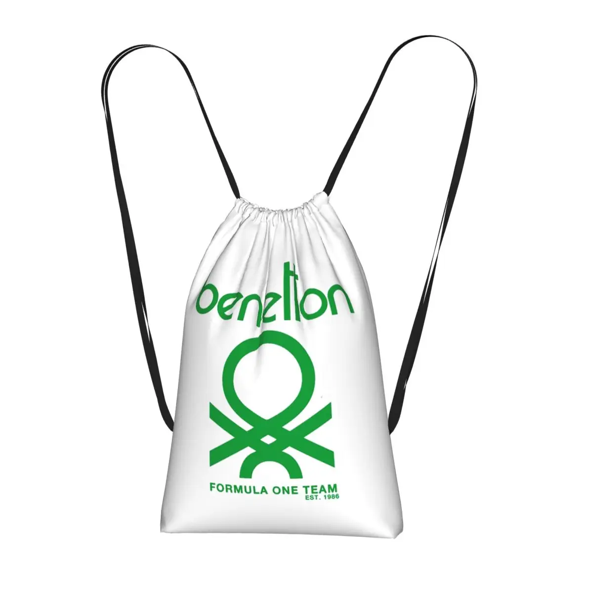Рюкзак Benetton на шнурке, спортивная сумка для спортзала, легкая складная сумка на шнурке для хранения вещей для мужчин и женщин (art.: 3920dc9d679d0) - 3920dc9d679d0