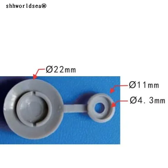 shhworldsea 100 шт. пластиковые зажимы для автомобилей винт отделки тренера втулка #