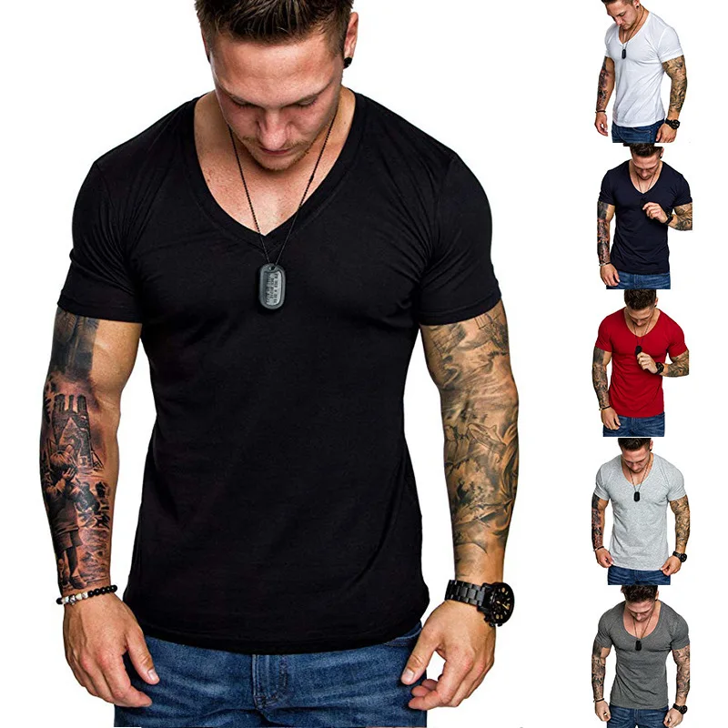

2022 Summer New Shirt Cardigan Casual Fashion T-shirt Stand Collar Short Sleeve Men's Clothing