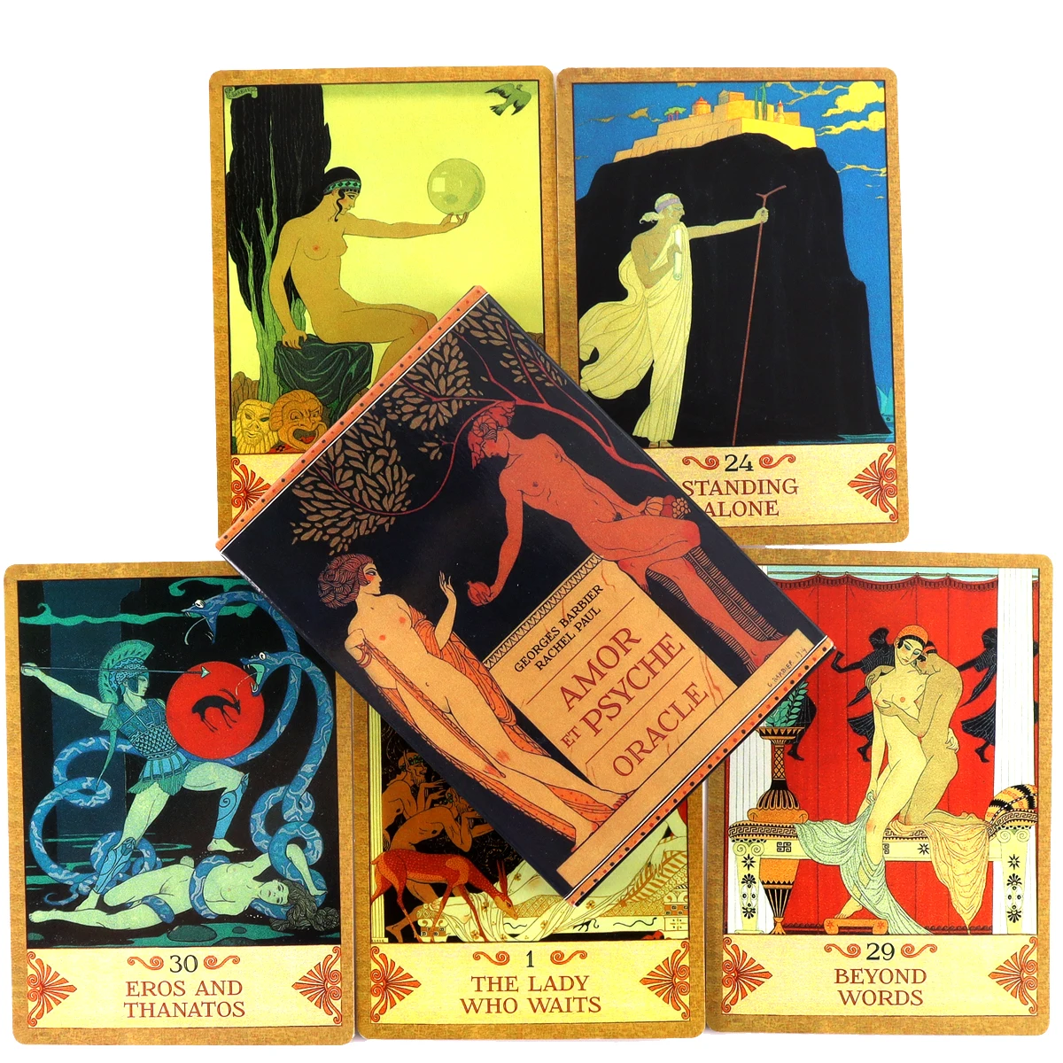 

Amor Et Psyche Oracle Cards High Quality Special Style Classic Tarot Cards Popular Style Tarot Deck with PDF Guide Board Game