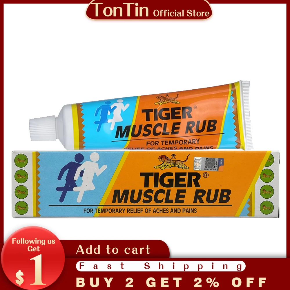 

Tiger Muscle Rub Relief Joint Pain Sprain Cream Cervical Spine And Shoulder Pain Ankle Sprains Relieving Ointment