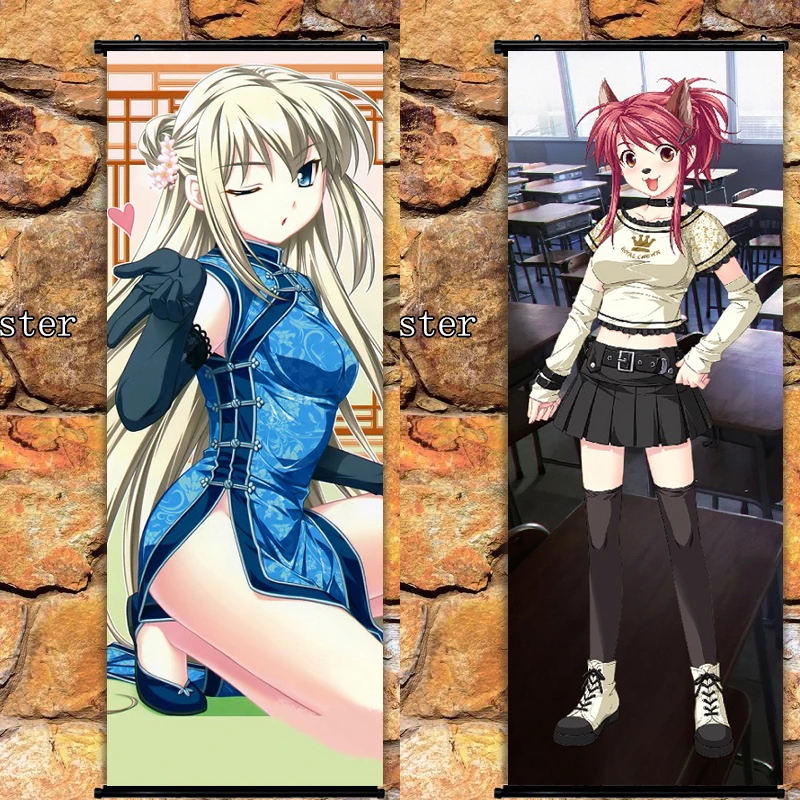 

Аниме плакат Rui wa Tomo wo Yobu Hanagusuku Atori Minamoto Rui настенный свиток художественная картина украшение для дома 105x40 см