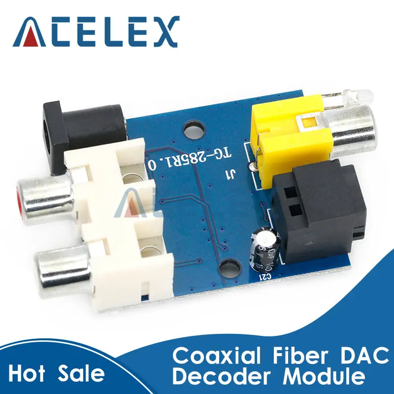 CS8416 CS434 чип 24BIT192KHz коаксиальный волоконный DAC декодер плата модуль