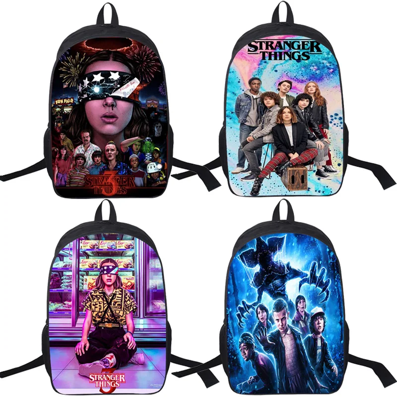

Stranger Things School Bags Students Boys Girls Stranger Things Backpack Beautiful Rucksack Teens back to school Gift Mochila