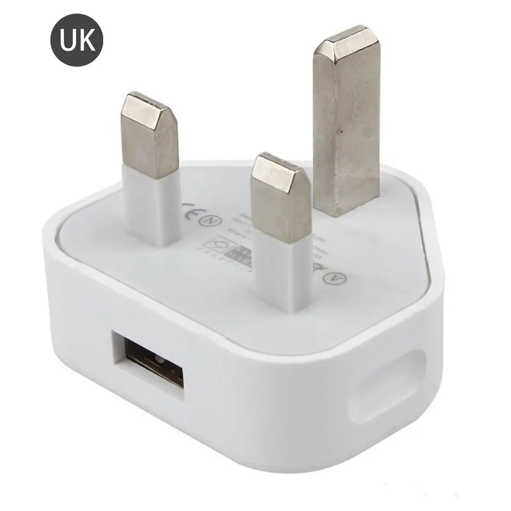

Сетевое зарядное устройство с одним USB-портом и 3 контактами