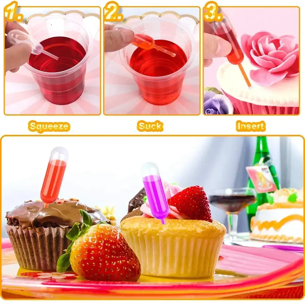 50/200 шт. одноразовые пипетки для выпечки 4 мл