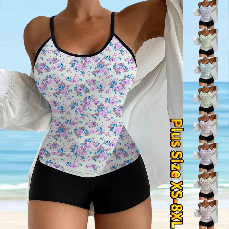 

Женский купальник 2023, новый дизайн, пляжная одежда с принтом, купальник из двух частей, комплект бикини, летние стандартные танкини, купальник, комплект купальников