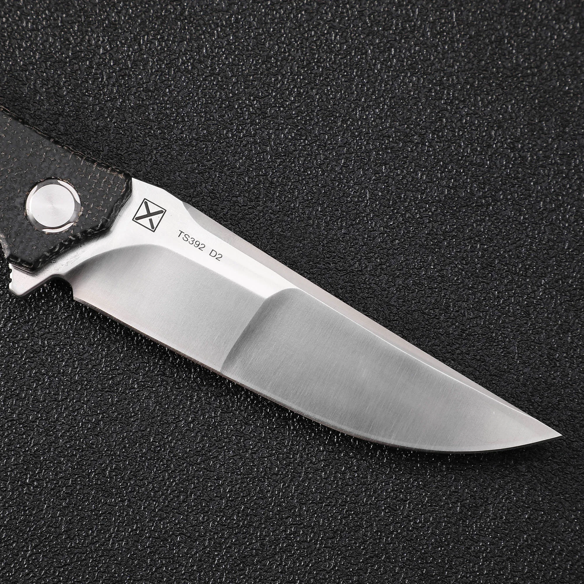 TWOSUN TS392 Складные карманные ножи с льняной ручкой D2 Сталь Открытый Кемпинг