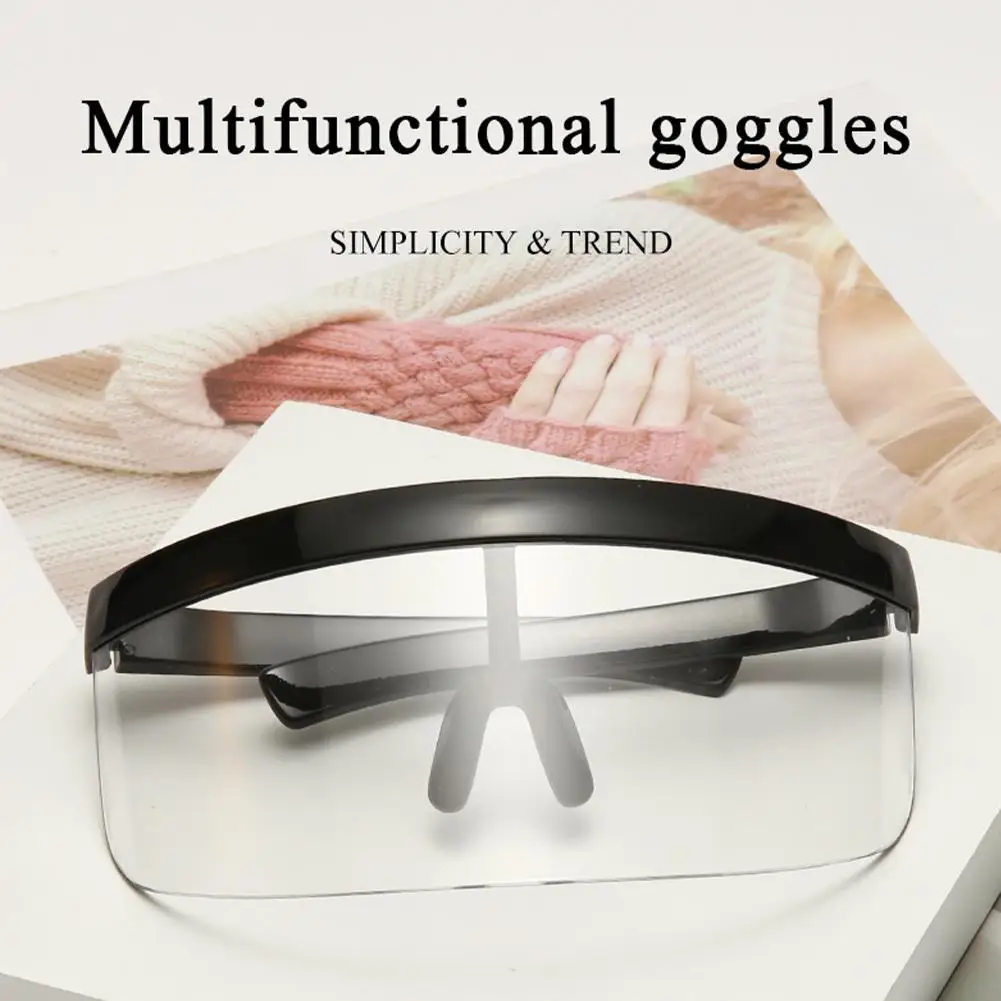 

Fashion Sunglasses Women Men Brand Design Goggle Sun Glasses Big Frame Visor Men Windproof Glasses Eye Protecting Glasses