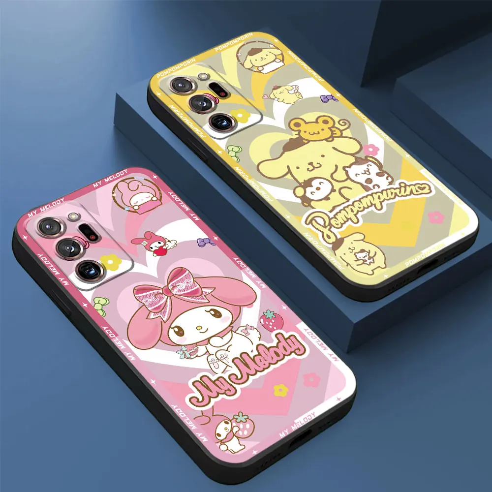 Силиконовый чехол для Samsung Galaxy S9 S8 Plus Note 9 8 20 Ultra 10 S10 чехол-накладка Sanrio Hello Kitty Kuromi