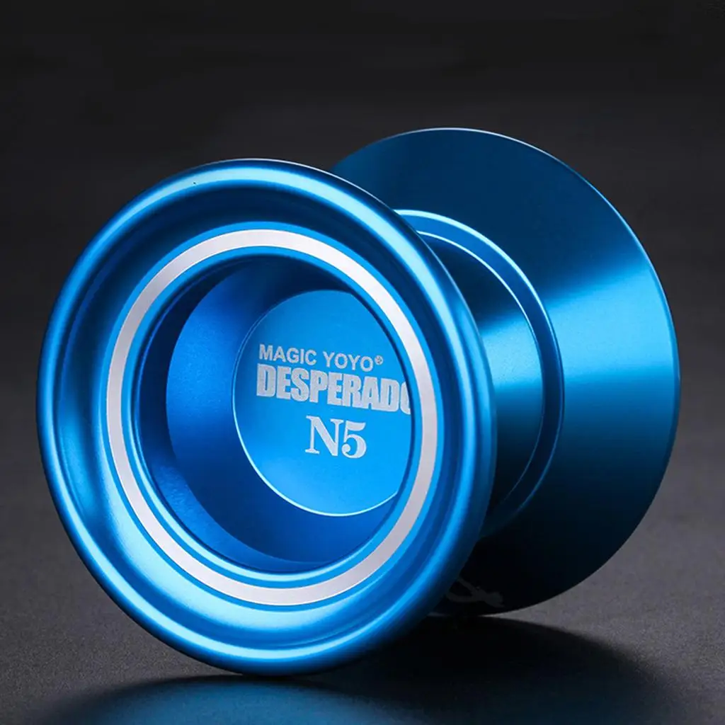

Unresponsive YOYO N5 Alloy Professional Yo-yo for 1A 3A 5A String Trick Play - Blue