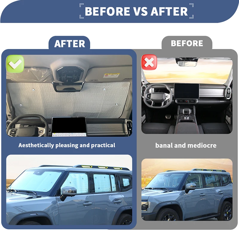 Солнцезащитный козырек BAWA для автомобильных окон и лобового стекла